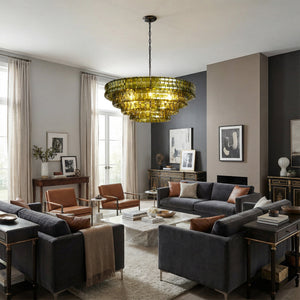 Ghiaccio Round Chandelier 24"36"48"60" - view 19