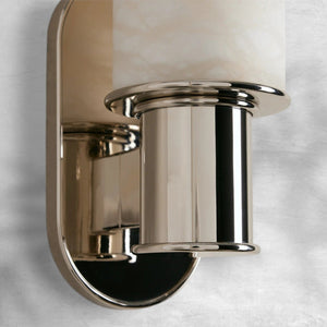 Harlin Alabaster Modern Wall Sconce, chandelier - view 9