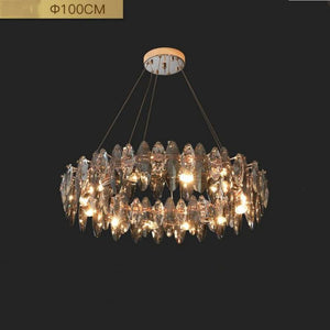 Luxirious Crystal Ring Chandelier 39" - view 2