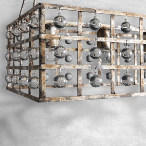 La Cage Rectangular Chandelier 7 Light - view 8