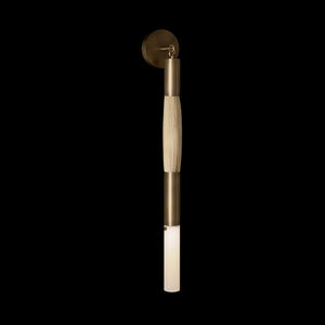 Horsehair Sconce, brass wall sconce - view 19