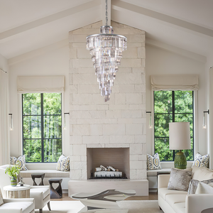 Falria Multi-Tiered/ Layered Crystal Rod Chandelier - view 10