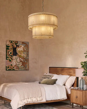 Sienna Marcus Alabaster Round Tiered Chandelier - view 20