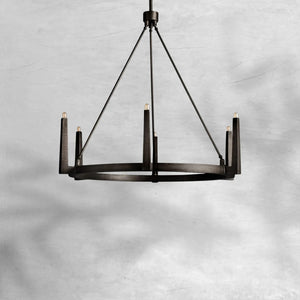 Emmet Round Chandelier 42''54'' - view 10