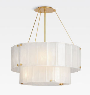 Willamette Glass Round Chandelier 2-Tier 32'', two-tier - view 5