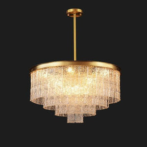 Ariano Four-layer crystal brass chandelier D 27" 32" - view 4