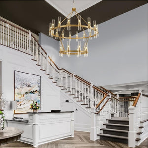 48 Inch Wagon Wheel Chandelier - view 3