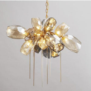 Modern Wine Glass Shape Chandelier Italian Light Luxury Light Fixture for Dining Room/Living Room - view 26