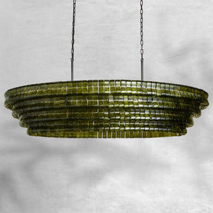 Glacien Oval Chandelier 54"W/65"W - view 41