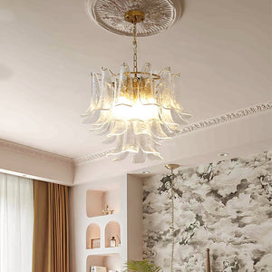 Virelia Tiered Glass Chandelier - Gold - view 4