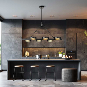 Aster Linear Brass Chandelier - view 6