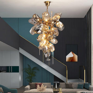 Modern Wine Glass Shape Chandelier Italian Light Luxury Light Fixture for Dining Room/Living Room - view 23