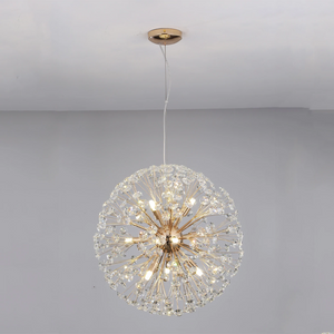 Dandelion Spherical Crystal Pendant Light