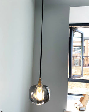 Bedroom Pendant Lighting Smoke Grey Clear Color - view 4