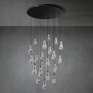 Raindrop Round Chandelier 47" - view 2
