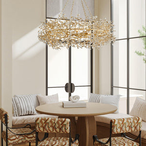 Fiore Crown Chandelier 39" 48" 60" - view 9