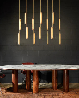 Aureon Alabaster Linear Chandelier - view 9