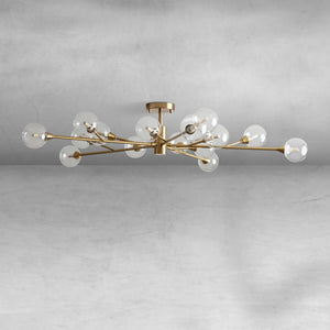 Apollo Moder Glass Ball Flushmount 20''36''47'', flush mount
