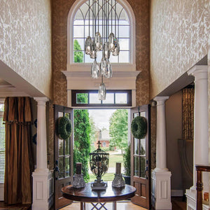 Chapt Circular Chandelier, K9 crystal - view 2