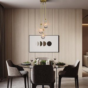 Raindrop 3-Light Rod Round Chandelier - view 4