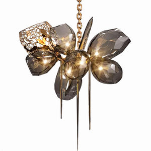 Modern Wine Glass Shape Chandelier Italian Light Luxury Light Fixture for Dining Room/Living Room - view 24