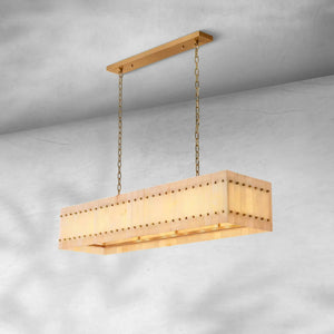 Sienna Marcus Alabaster Linear Chandelier 54''72'' - view 8