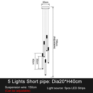 La Barra Staircase Foyer Chandelier - view 17