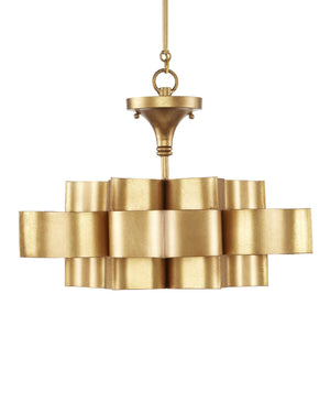 Golden leaf shape Small Chandelier - view 4