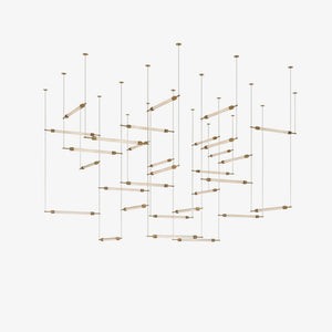 Crystal Grid Customize Chandelier
