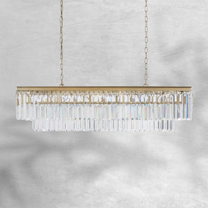 Leyland Tiered Rectangular Chandelier - view 6