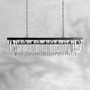Leyland Tiered Rectangular Chandelier - view 8