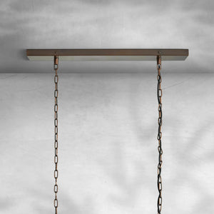Laila Rectangular Chandelier 37" 49" 70" - view 8