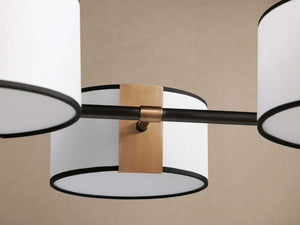 Daphne Fabric Linear Chandelier - view 3