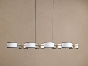 Daphne Fabric Linear Chandelier - view 2