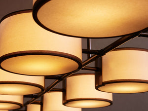 Daphne Fabric Linear Chandelier - view 15