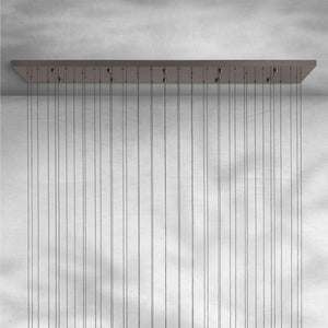 Soltaire Linear Chandelier 37"50"70"87"120" - view 7
