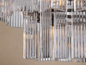 Delsie Oval Tiered Chandelier 63'' 72"W - view 17