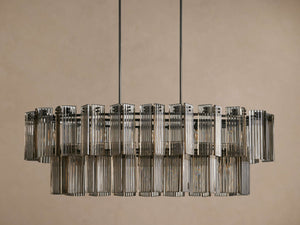 Delsie Oval Tiered Chandelier 63'' 72"W - view 24