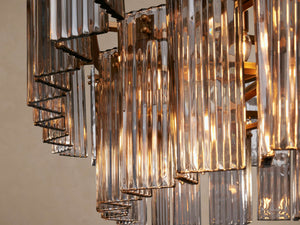Delsie Oval Tiered Chandelier 63'' 72"W - view 13