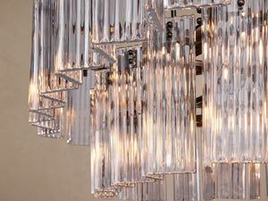 Delsie Oval Tiered Chandelier 63'' 72"W - view 21