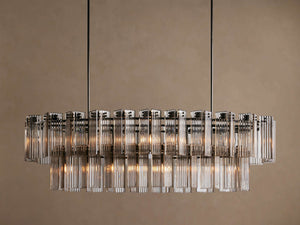 Delsie Oval Tiered Chandelier 63'' 72"W - view 27