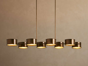 Daphne Metal Linear Chandelier 62''72''