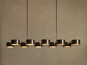 Daphne Metal Linear Chandelier 62''72'' - view 13