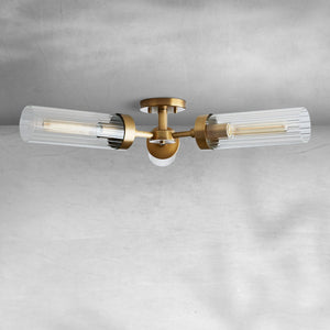 Andreas 3-Light Flushmount, flush mount - view 4