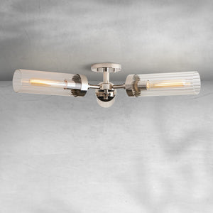 Andreas 3-Light Flushmount, flush mount - view 6