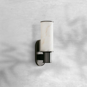 Harlin Alabaster Modern Wall Sconce, chandelier - view 5