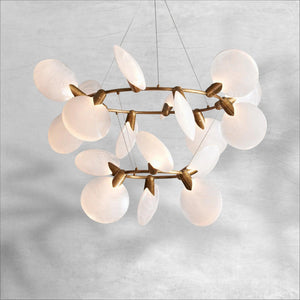 Lyla 2-Tiered Halo Chandelier, two-tier - view 3