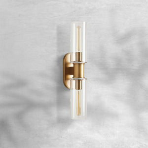 Harlin 2-Light Wall Sconce in Clear