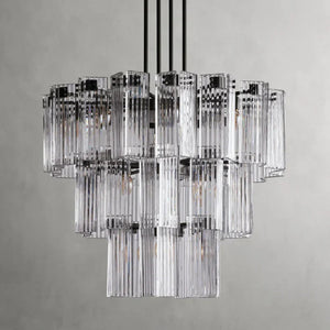 Delsie Round Art Glass Chandelier 38" 48" 60"D - view 28
