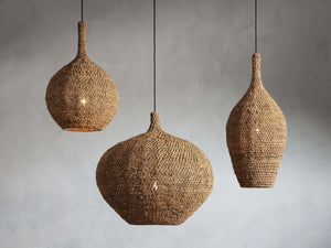 Canela Natural Rope 15" Pendant - view 5